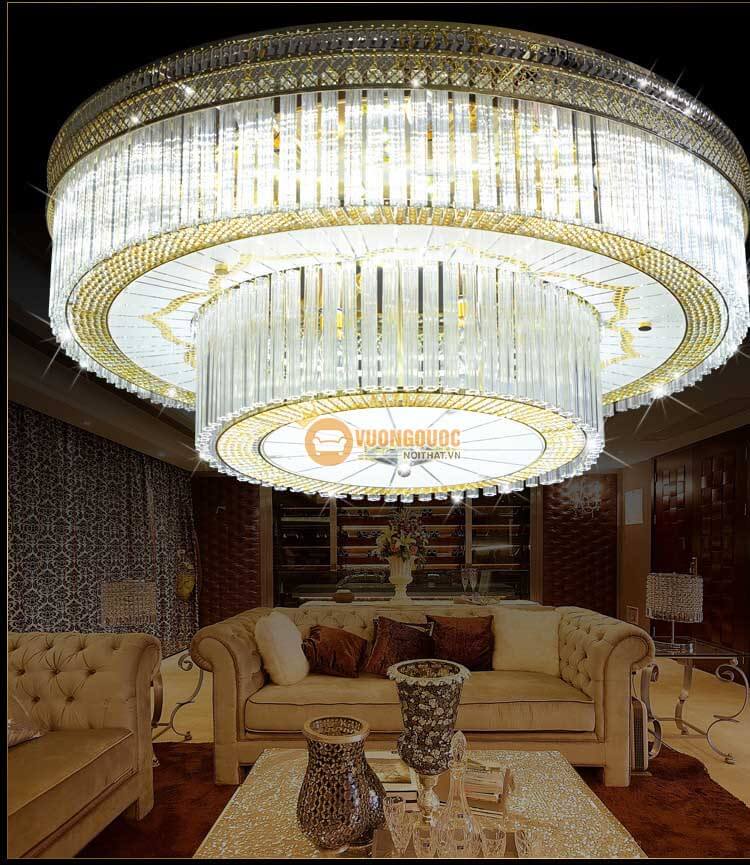 Đèn trần thủy tinh đẹp trang trí nội thất CM262-5